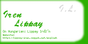 iren lippay business card